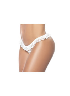 Culotte Ajourée en Dentelle Blanche 119WHT Volume 2
